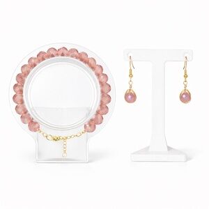 Faceted Strawberry Quartz